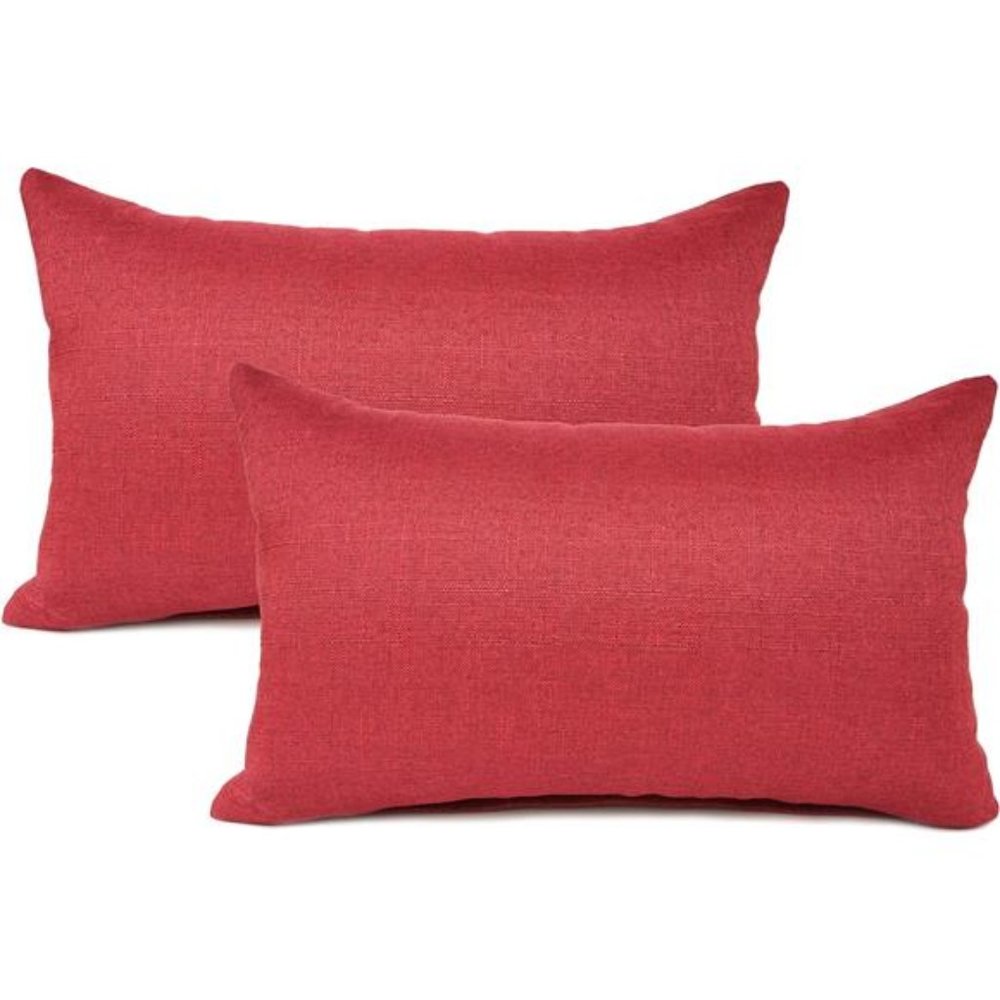 Pure Square Decorative Throw Pillows CaseCushion Covers Shell Cotton Linen Blend